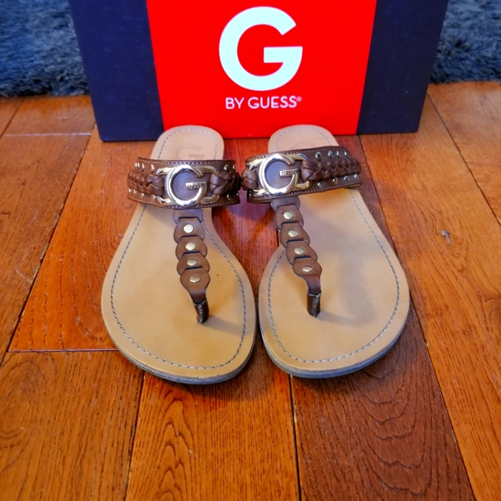 Guess leather sandals - Picture 1 of 4